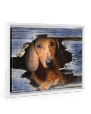 DACHSHUND BATH MAT-DOORMAT-POSTER-CANVAS Floating Framed Canvas Prints White tile