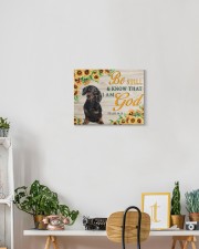 DACHSHUND - BE STILL AND KNOW THAT I AM GOD CANVAS 14x11 Gallery Wrapped Canvas Prints aos-canvas-pgw-14x11-lifestyle-front-03