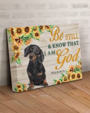 DACHSHUND - BE STILL AND KNOW THAT I AM GOD CANVAS 14x11 Gallery Wrapped Canvas Prints aos-canvas-pgw-14x11-lifestyle-front-07