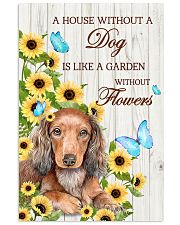DACHSHUND - A HOUSE WITHOUT A DOG IS 11x17 Poster front