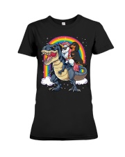 DACHSHUND UNICORN Premium Fit Ladies Tee tile