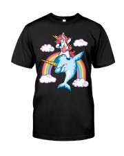 UNICORN DOLPHIN Premium Fit Mens Tee tile
