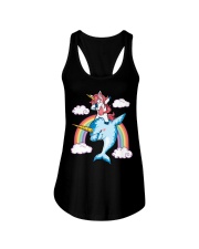 UNICORN DOLPHIN Ladies Flowy Tank tile