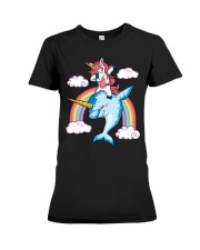 UNICORN DOLPHIN Premium Fit Ladies Tee tile