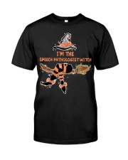 SPEECH PATHOLOGIST HALLOWEEN Premium Fit Mens Tee tile