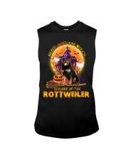 Rottweiler halloween tshirt Sleeveless Tee tile