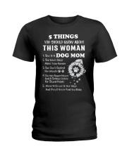 5 Things Dog Mom Ladies T-Shirt thumbnail