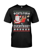 Cats For Everybody Christmas Classic T-Shirt front