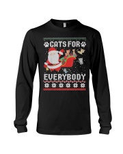 Cats For Everybody Christmas Long Sleeve Tee thumbnail