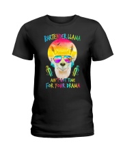 BARTENDER-LLAMA Ladies T-Shirt thumbnail