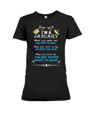 I'm A January Premium Fit Ladies Tee thumbnail