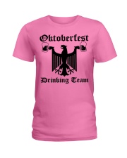 Vintage Oktoberfest Drinking Team Women Ladies T-Shirt thumbnail