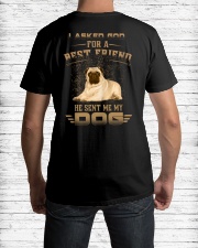BEST FRIEND PUG Classic T-Shirt lifestyle-mens-crewneck-back-1