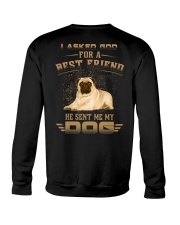 BEST FRIEND PUG Crewneck Sweatshirt thumbnail