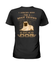 BEST FRIEND PUG Ladies T-Shirt thumbnail