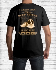 BEST FRIEND ST BERNARD Classic T-Shirt lifestyle-mens-crewneck-back-1
