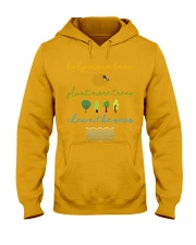 Help More Bees Plant More Trees Clean Th Hooded Sweatshirt thumbnail