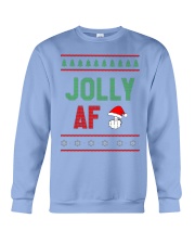 Jolly AF as Christmas Gift - Joke T Shirt Crewneck Sweatshirt thumbnail