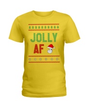 Jolly AF as Christmas Gift - Joke T Shirt Ladies T-Shirt thumbnail
