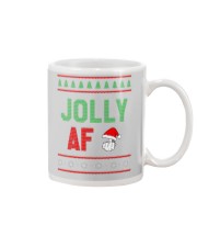 Jolly AF as Christmas Gift - Joke T Shirt Mug thumbnail
