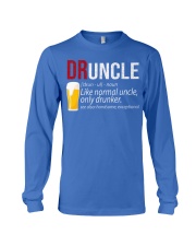 DRUNCLE DEFINITION - FUNNY UNCLE - Christmas gift Long Sleeve Tee thumbnail