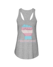 Won't Be Erased Hastag Ladies Flowy Tank thumbnail