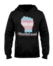 Won't Be Erased Hastag Hooded Sweatshirt thumbnail