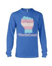 Won't Be Erased Hastag Long Sleeve Tee thumbnail