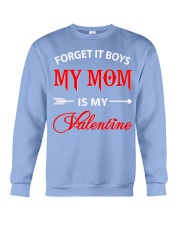 Single Gifts Hug Funny Mom Is My Valenti Crewneck Sweatshirt thumbnail