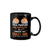 HALLOWEEN CRAZY GIRL TSHIRT - FUNNY TSHIRT Mug thumbnail