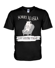 FUNNY shirt - Alaska day T shirt V-Neck T-Shirt thumbnail