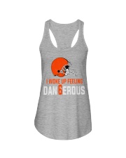 I woke up feeling Dangerous - der6erous Tshirt Ladies Flowy Tank thumbnail