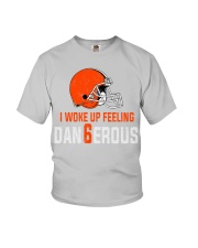I woke up feeling Dangerous - der6erous Tshirt Youth T-Shirt thumbnail