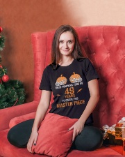 HALLOWEEN 49 YEARS - FUNNY SHIRT Ladies T-Shirt lifestyle-holiday-womenscrewneck-front-2