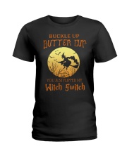 HALLOWEEN BUCKLE UP - FUNNY SHIRT Ladies T-Shirt thumbnail