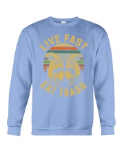 live fast eat trash is tiger shirt campe Crewneck Sweatshirt thumbnail