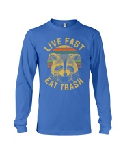 live fast eat trash is tiger shirt campe Long Sleeve Tee thumbnail