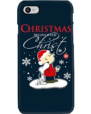 Christmas begins with Christ - Christmas gift Phone Case thumbnail