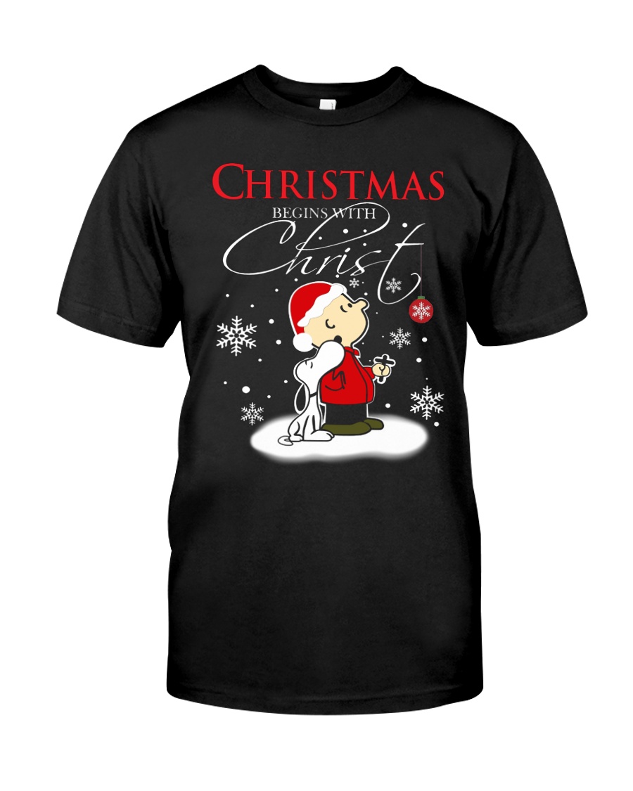 Christmas begins with Christ - Christmas gift Classic T-Shirt