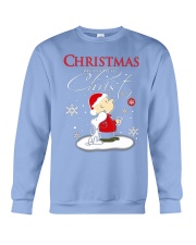 Christmas begins with Christ - Christmas gift Crewneck Sweatshirt thumbnail