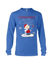 Christmas begins with Christ - Christmas gift Long Sleeve Tee thumbnail