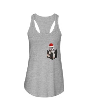 Husky inside Pocket T Shirt Ladies Flowy Tank thumbnail