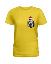 Husky inside Pocket T Shirt Ladies T-Shirt thumbnail