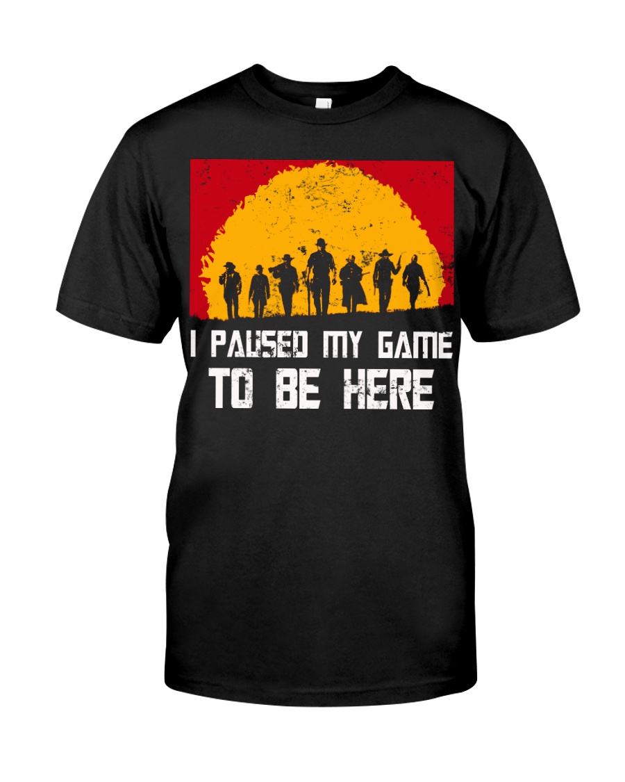 I PAUSE MY GAME TO BE HERE - RED GAMER COMIC Classic T-Shirt
