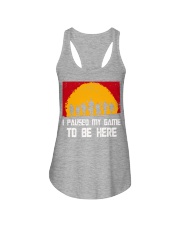 I PAUSE MY GAME TO BE HERE - RED GAMER COMIC Ladies Flowy Tank thumbnail