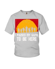 I PAUSE MY GAME TO BE HERE - RED GAMER COMIC Youth T-Shirt thumbnail