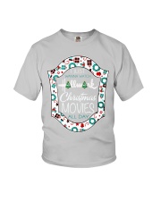 I just wanna watch HM Christmas Movies all day Youth T-Shirt thumbnail