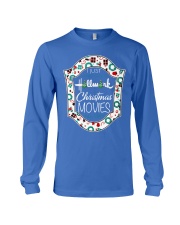 I just wanna watch HM Christmas Movies all day Long Sleeve Tee thumbnail