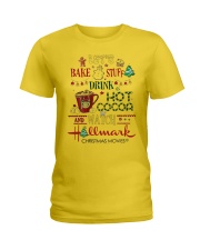 Let's Bake Stuff Drink Hot CoCoa and Watch Hm Ladies T-Shirt thumbnail