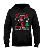 I'm telling you I'm not black cat Hooded Sweatshirt thumbnail